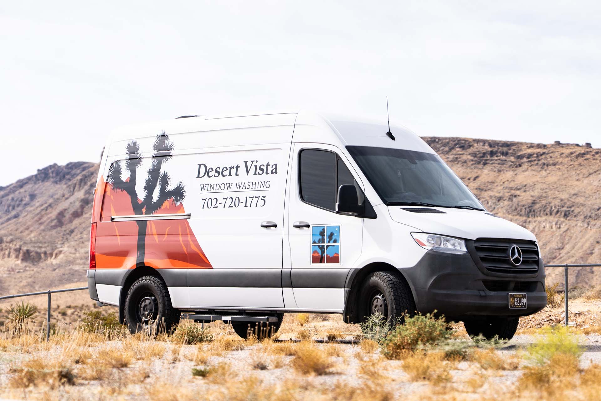 Desert Vista Window Washing van